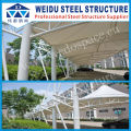 Steel structure steel car shed
